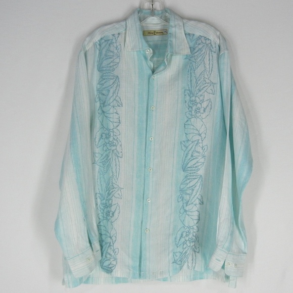 Tommy Bahama Mens 0 Linen Guayabera 